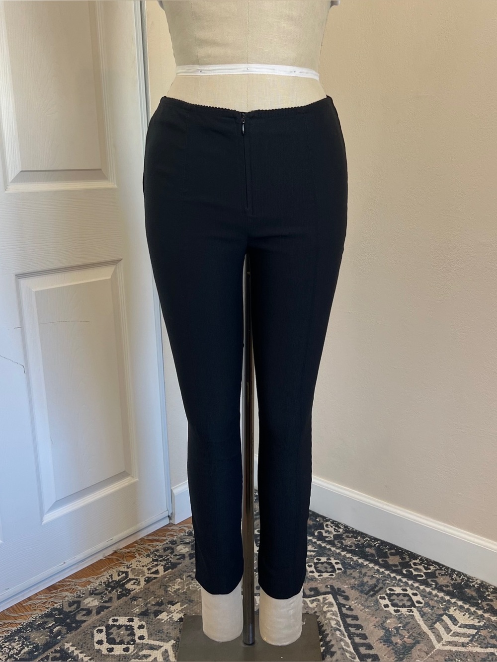 Fitted Skinny Stretchy Cropped Pant